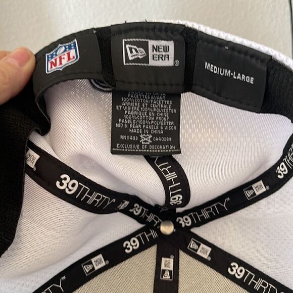 NEW ERA LOS ANGELES RAMS MENS GREY GRAYED OUT NEO 39THIRTY FLEX HAT M/L - Picture 4 of 5